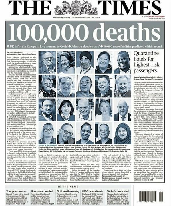 İngiltere dehşeti yaşıyor Koronavirüsten ölü sayısı 100 bini geçti