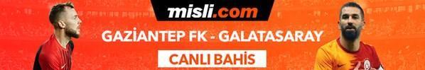 Gaziantep FK - Galatasaray maçı Tek Maç ve Canlı Bahis seçenekleriyle Misli.com’da