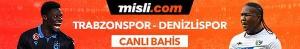 Trabzonspor - Denizlispor maçı Tek Maç ve Canlı Bahis seçenekleriyle Misli.com’da