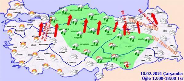 Uyarı üstüne uyarı yapıldı Kar İstanbula geliyor