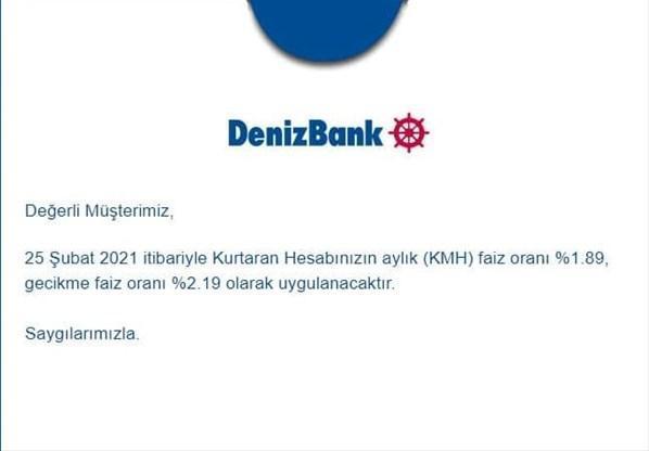 DenizBank resmen açıkladı Hesabı olan herkesi ilgilendiren karar...