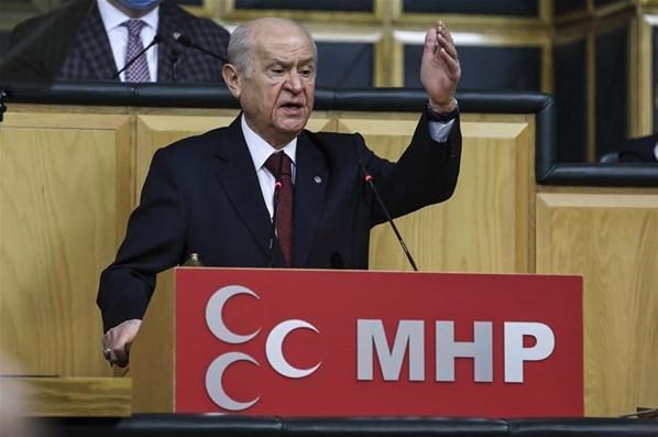 MHP lideri Devlet Bahçeliden sert tepki: Ya teslim olacaklar ya da hainlerin kafaları koparılacak