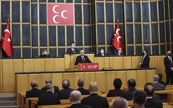 MHP lideri Devlet Bahçeliden sert tepki: Ya teslim olacaklar ya da hainlerin kafaları koparılacak