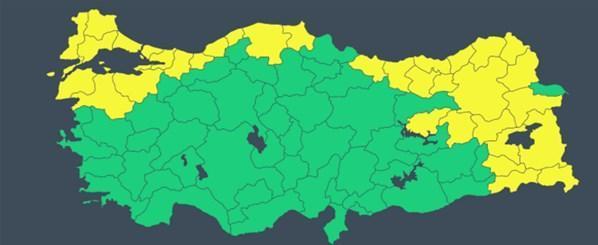 Hafta sonu hava nasıl olacak Meteorolojiden sarı kodlu uyarı