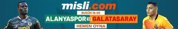 Alanyaspor - Galatasaray maçı Tek Maç ve Canlı Bahis seçenekleriyle Misli.com’da