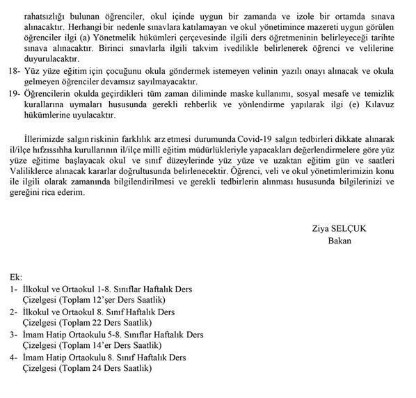 MEB 81 ile yazı gönderip resmen duyurdu Türkçe, Matematik, İngilizce...