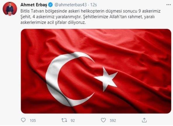 MHP Kütahya Milletvekili Ahmet Erbaşın habersizce yaptığı paylaşım yürek burktu
