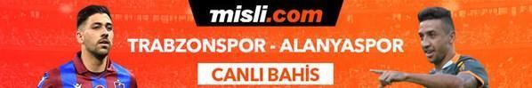 Trabzonspor - Alanyaspor maçı Tek Maç ve Canlı Bahis seçenekleriyle Misli.com’da