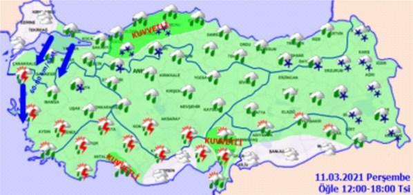 Meteorolojiden Türkiye geneline kar, yağmur uyarısı