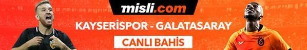 Kayserispor - Galatasaray maçı Tek Maç ve Canlı Bahis seçenekleriyle Misli.com’da
