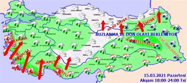 Meteorolojiden yağış uyarısı Bugün hava nasıl olacak