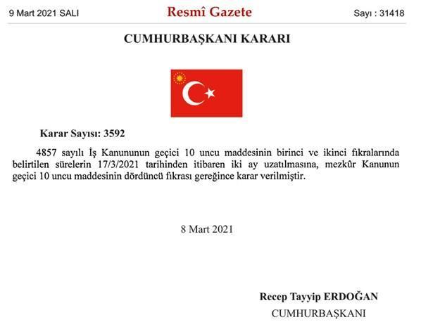 İşten çıkarma yasağı ne zaman bitiyor İşçi çıkarma yasağı ne zaman kalkıyor