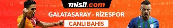 Galatasaray - Çaykur Rizespor maçı Tek Maç ve Canlı Bahis seçenekleriyle Misli.com’da