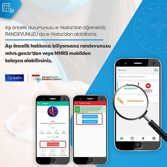Covid aşı randevusu nasıl alınır 60 yaş üstü eşlere aşı randevusu nasıl alınır Sağlık Bakanlığı aşı takvimi