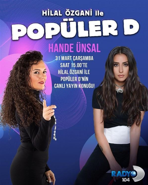 Hande Ünsal Radyo Dye konuk oluyor