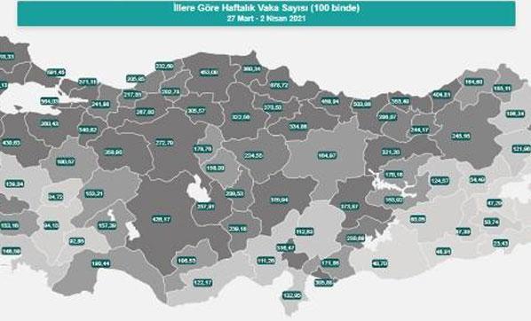 Çok yüksek riskli illerle ilgili flaş karar