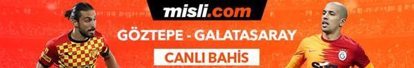 Göztepe - Galatasaray maçı Tek Maç ve Canlı Bahis seçenekleriyle Misli.com’da