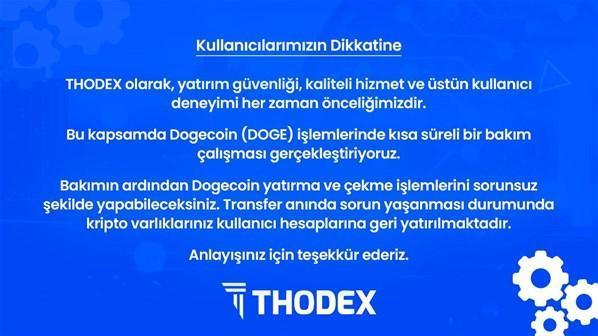 Thodex neden açılmıyor Thodex battı mı Thodex açıklama yaptı
