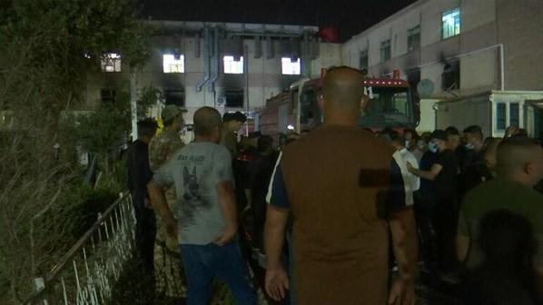 Kovid-19 hastanesinde büyük yangın Ölü sayısı 82ye yükseldi