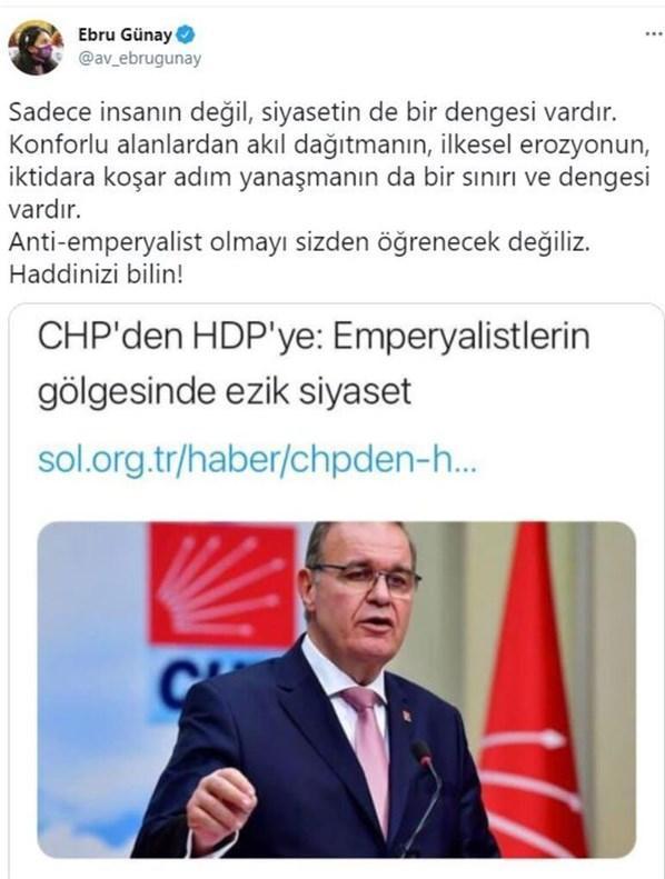 HDPden CHPye jet yanıt Haddinizi bilin