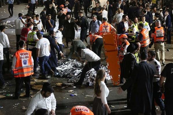 İsrailde facia Bayram kutlamalarında çok sayıda ölü var...