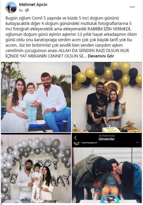 Zeynepin eşinden duygusal paylaşım... Kazada yaşamını yitirmişti