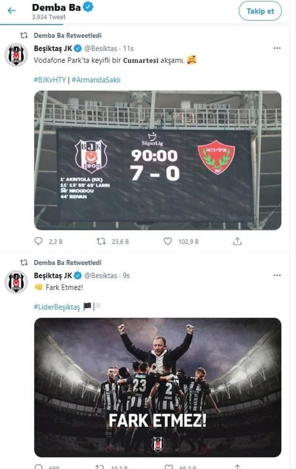 Demba Ba sürprizi Beşiktaşa geri...