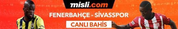 Fenerbahçe - Sivasspor maçının heyecanı Tek Maç ve Canlı Bahis seçenekleriyle Misli.com’da
