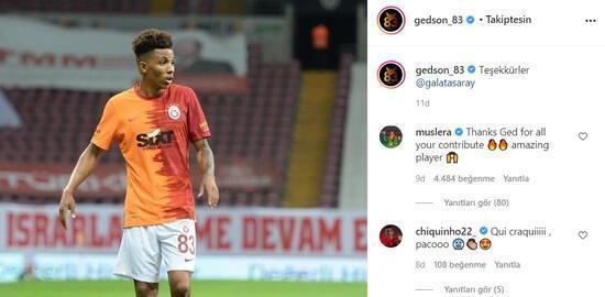 Galatasarayda ilk ayrılığın adı Gedson Fernandes