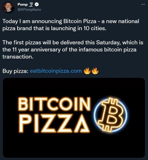 Bitcoin pizza günü nedir 22 Mayıs’ta kutlanan Dünya Bitcoin Pizza Günü hikayesi…