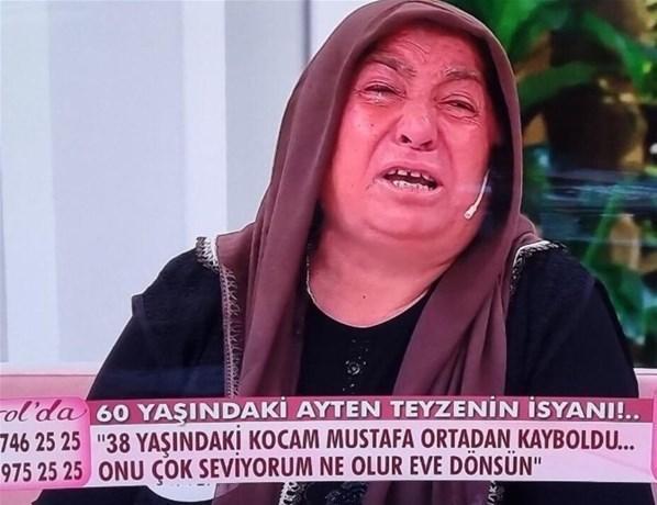 Esra Erolda şok eden olay 60 yaşındaki Ayten teyze 38 yaşındaki kocasını arıyor