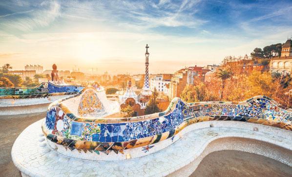 Gaudi imzalı bir sanat eseri Barselona
