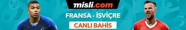 Fransa - İsviçre maçı canlı bahis heyecanı Misli.comda