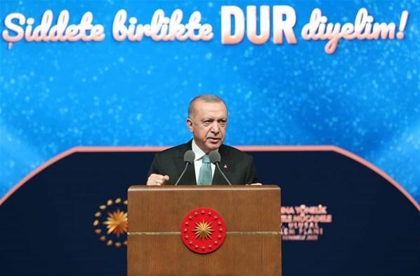 Cumhurbaşkanı Erdoğan Kadına Yönelik Şiddetle Mücadele 4. Ulusal Eylem Planını açıkladı