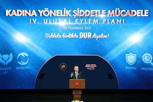 Cumhurbaşkanı Erdoğan Kadına Yönelik Şiddetle Mücadele 4. Ulusal Eylem Planını açıkladı