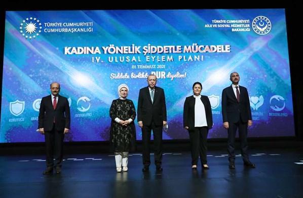 Cumhurbaşkanı Erdoğan Kadına Yönelik Şiddetle Mücadele 4. Ulusal Eylem Planını açıkladı