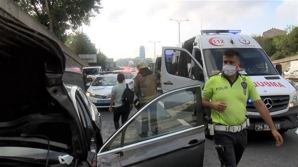 TEMde zincirleme kaza Çok sayıda yaralı var