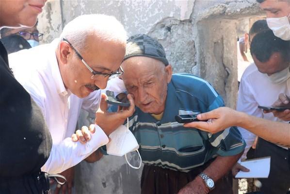 Cumhurbaşkanı Erdoğan 88 yaşındaki yangın mağduru ile telefonda görüştü