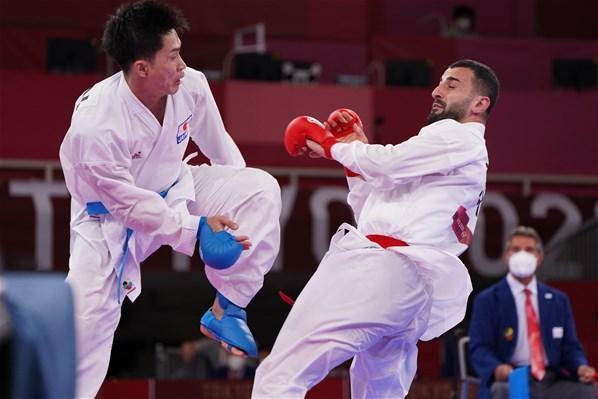 Milli karateci Uğur Aktaş, bronz madalya kazandı