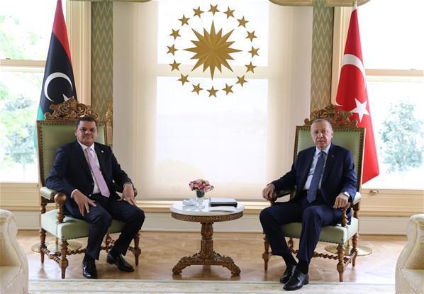 Cumhurbaşkanı Erdoğan, Libya Başbakanını kabul etti