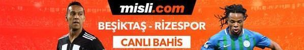 Beşiktaş - Çaykur Rizespor maçının heyecanı Misli.comda