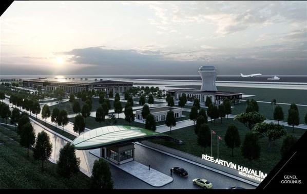 Açılışını Cumhurbaşkanı Recep Tayyip Erdoğan yapacak Rize-Artvin Havalimanı için tarih belli oldu...