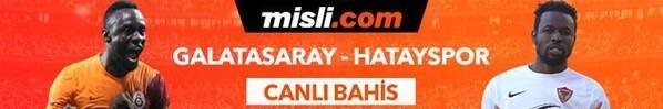 Galatasaray - Hatayspor maçı Tek Maç ve Canlı Bahis seçenekleriyle Misli.com’da