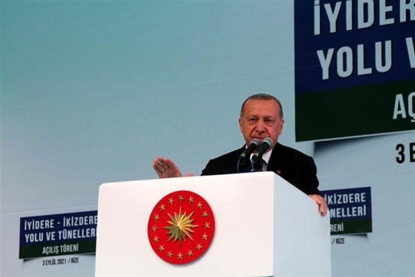 İyidere - İkizdere yolu açıldı Cumhurbaşkanı Erdoğan: Siz bu milletin önünü kesemeyeceksiniz