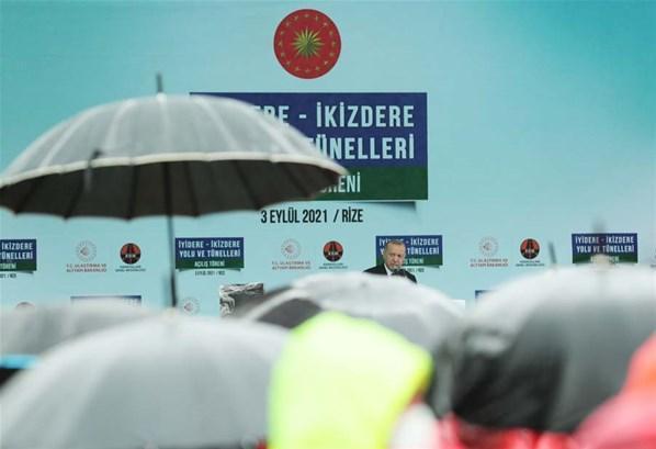 İyidere - İkizdere yolu açıldı Cumhurbaşkanı Erdoğan: Siz bu milletin önünü kesemeyeceksiniz