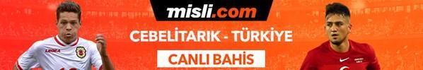 Cebelitarık - Türkiye maçı Tek Maç ve Canlı Bahis seçenekleriyle Misli.com’da