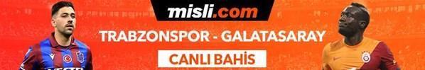 Trabzonspor-Galatasaray maçı canlı bahis seçeneğiyle Misli.comda