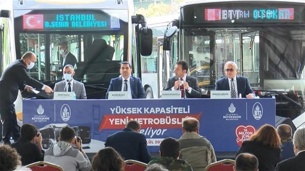 İstanbula 160 yeni metrobüs için imzalar atıldı