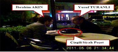 Şike parasını poşet içinde aldı