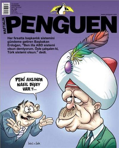 Türk usulü Başkanlık Penguende